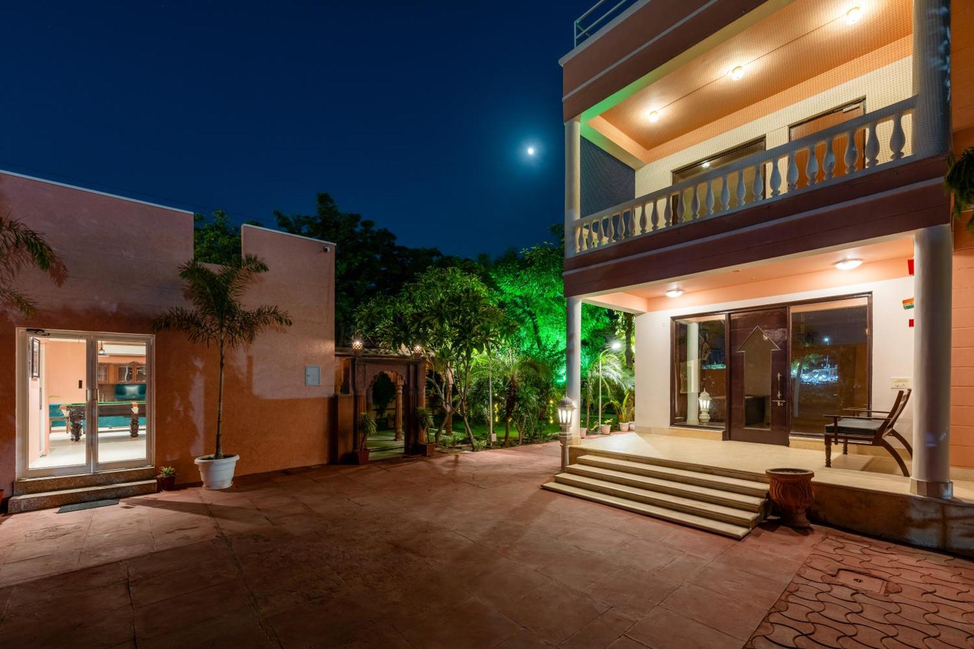 Nine Palms Villa Jaipur Bagian luar foto